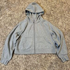 Lululemon Cropped Full Zip Scuba
